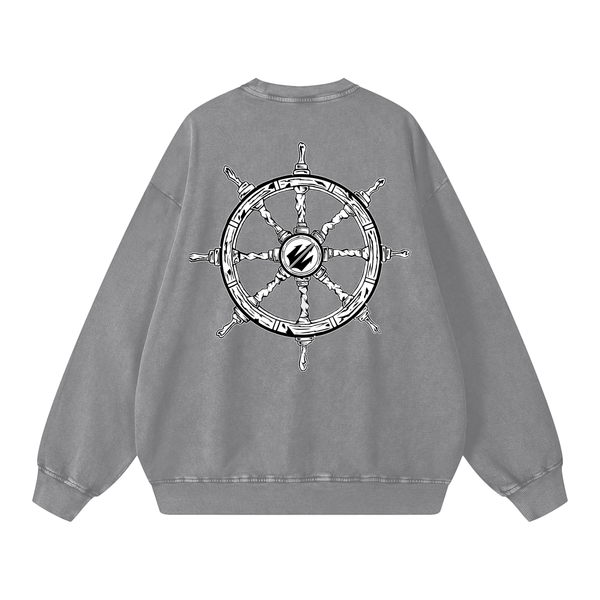 Snow Washed Oversized Sweatshirt